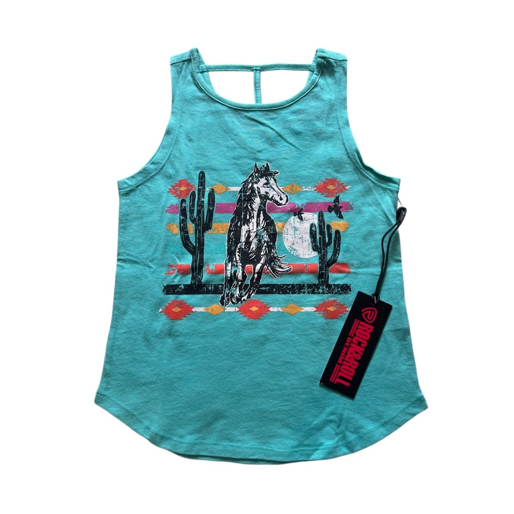 Rock & Roll Denim Girl’s Tank Top